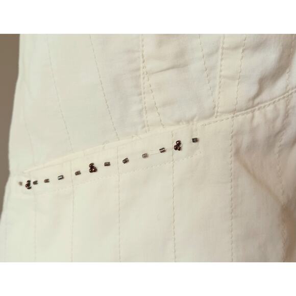 Bandolino Y2K Cream Blazer Size 12 - Picture 4 of 7